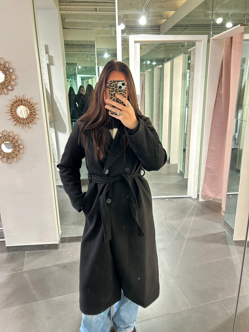 Long Trenchcoat Black