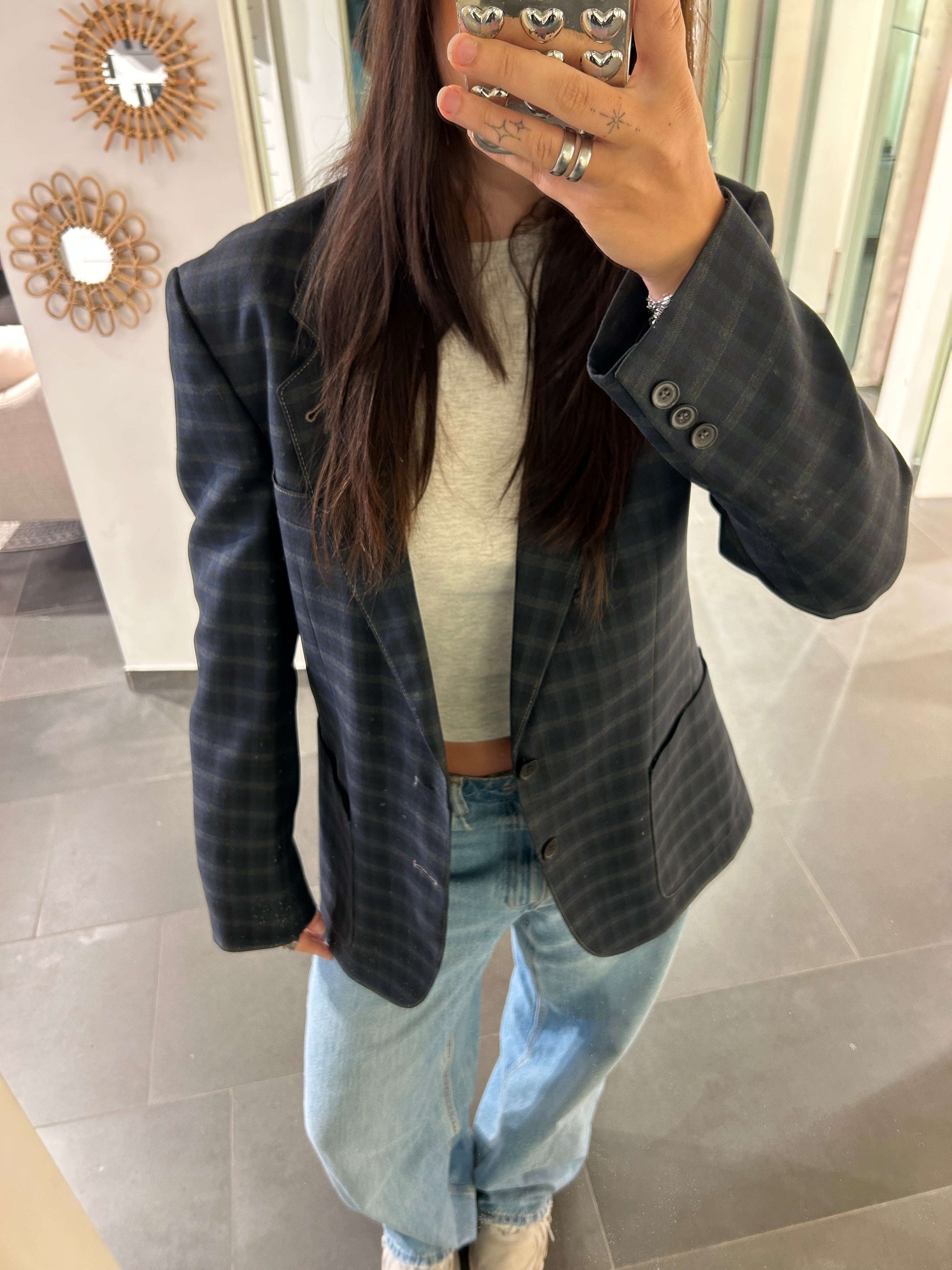 Vintage Blazer Geruit