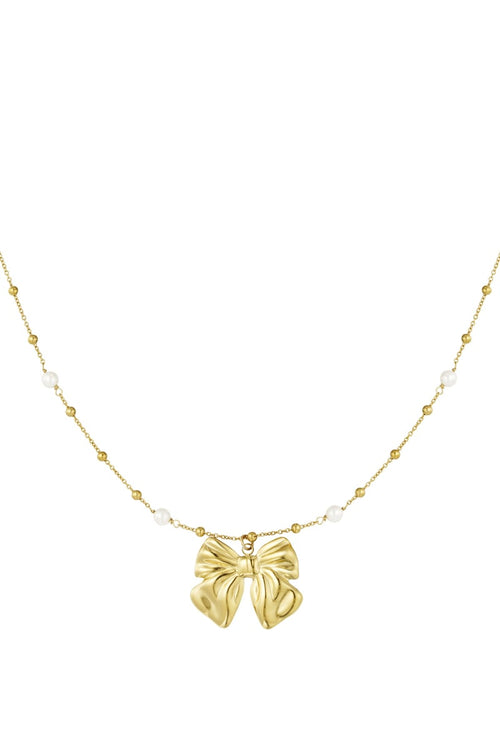 baby bow necklace