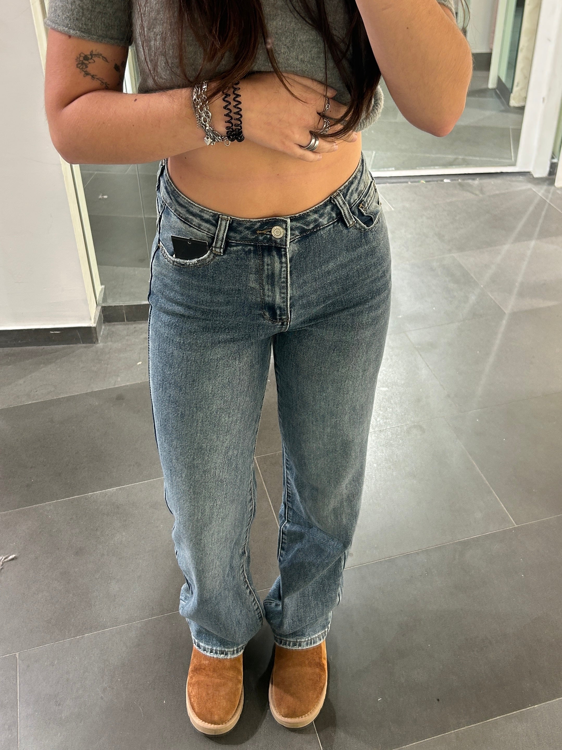 Straight Leg Tall Jeans Dark Blue