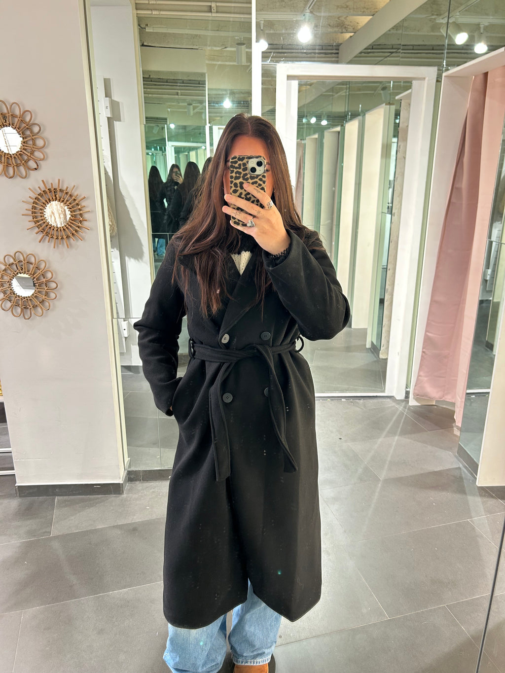 Long Trenchcoat Black