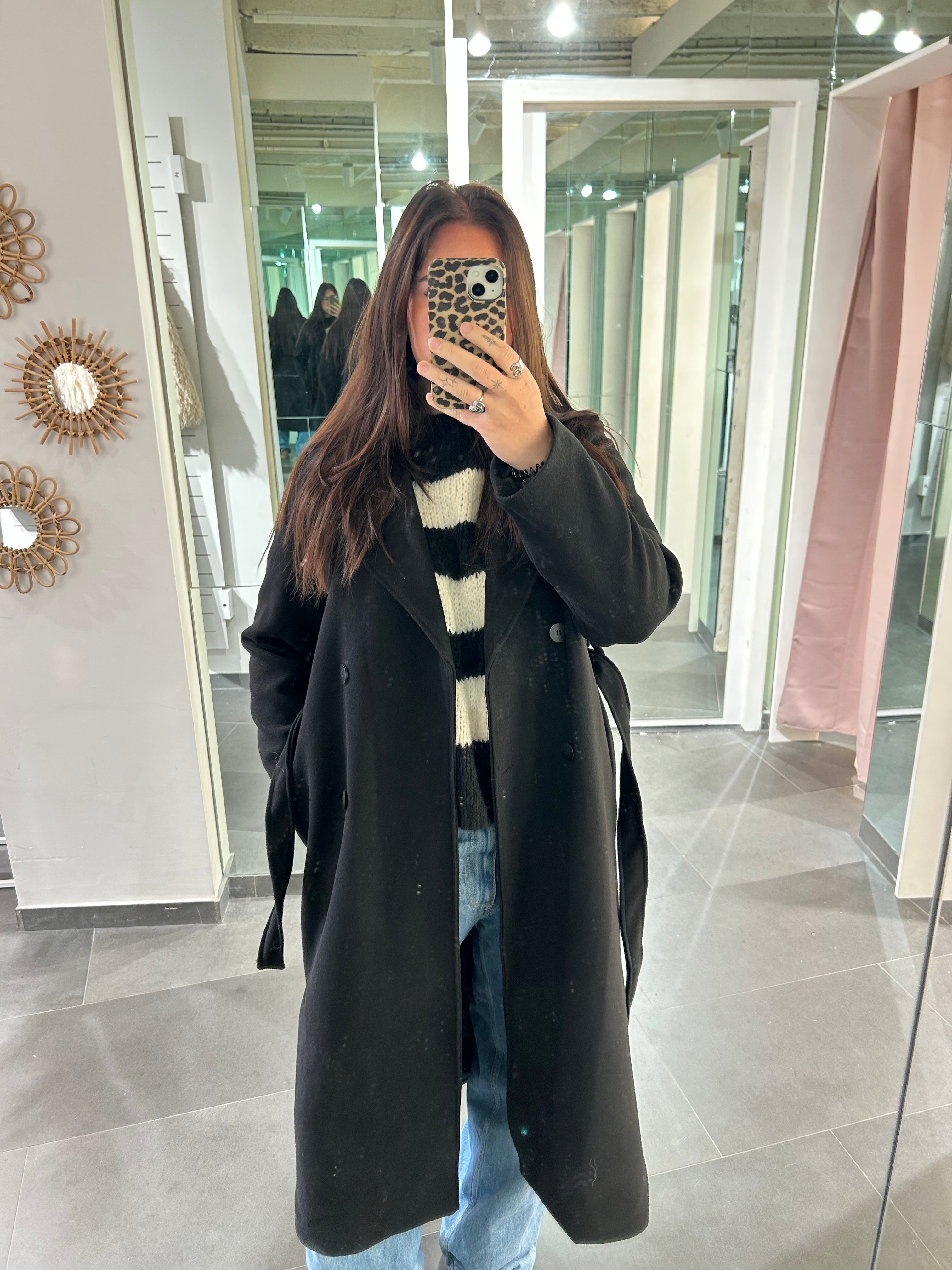 Long Trenchcoat Black