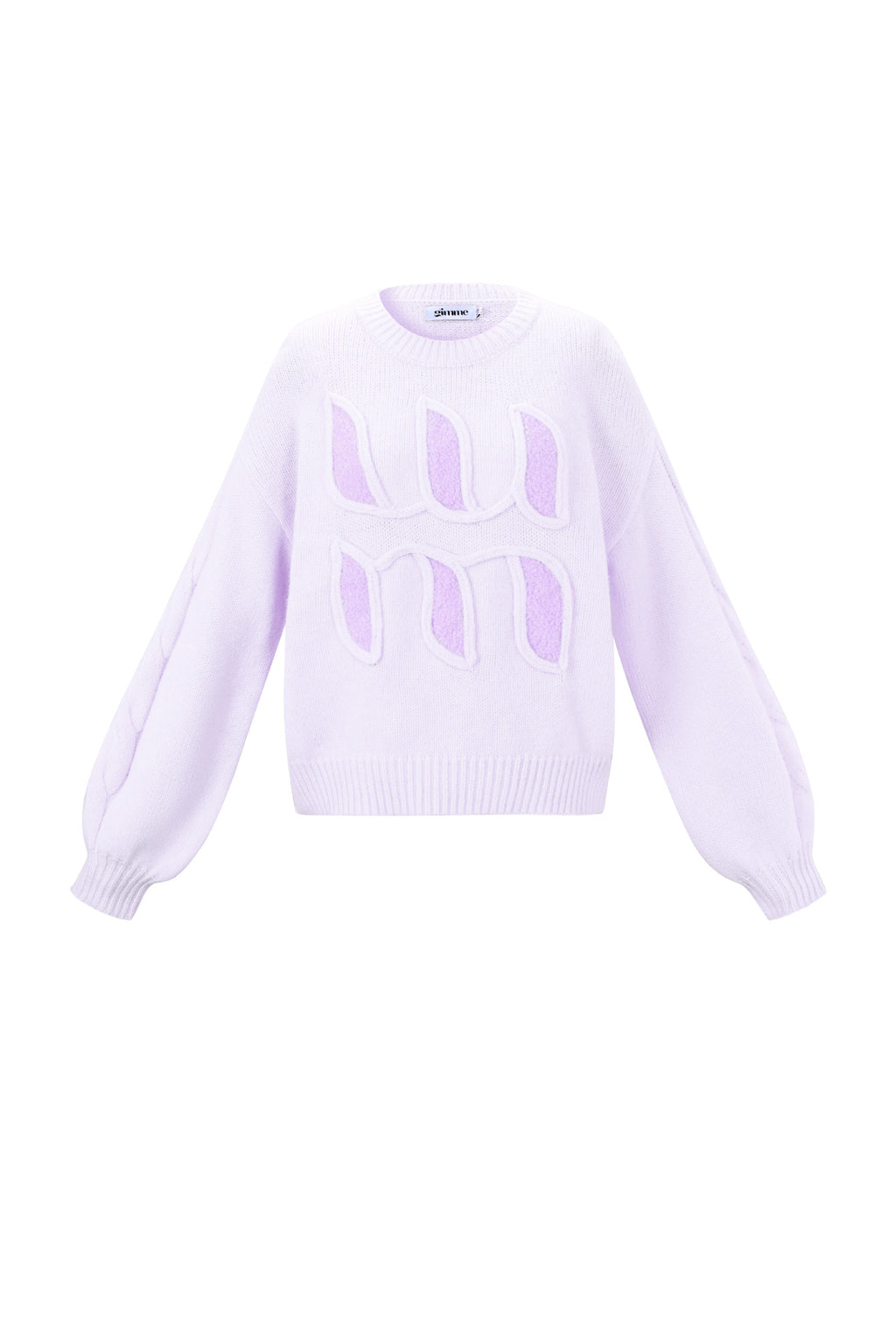 Knitted Polyester Fiber Women's Knit Sweaters Casual Letters