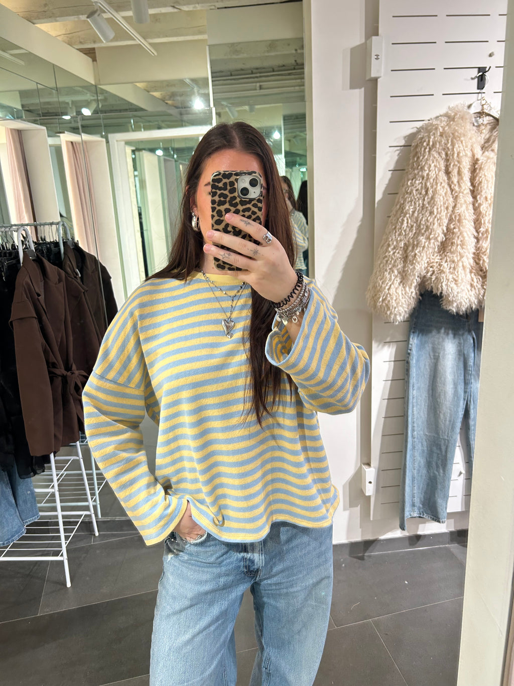 Longsleeve Striped Shirt Blue/Yellow