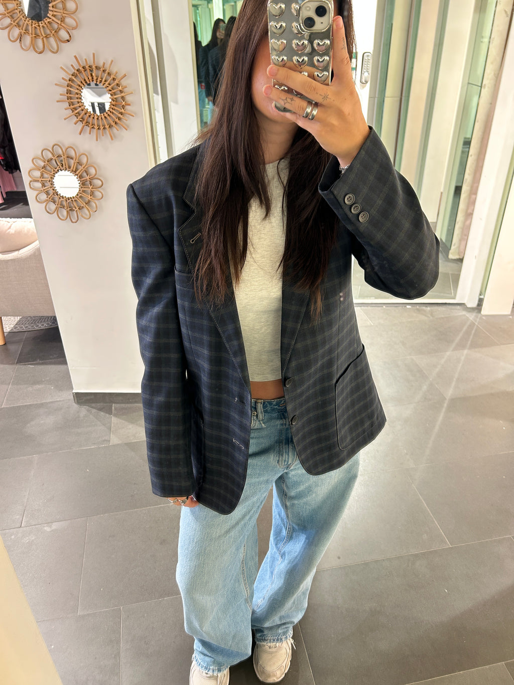 Vintage Blazer Geruit