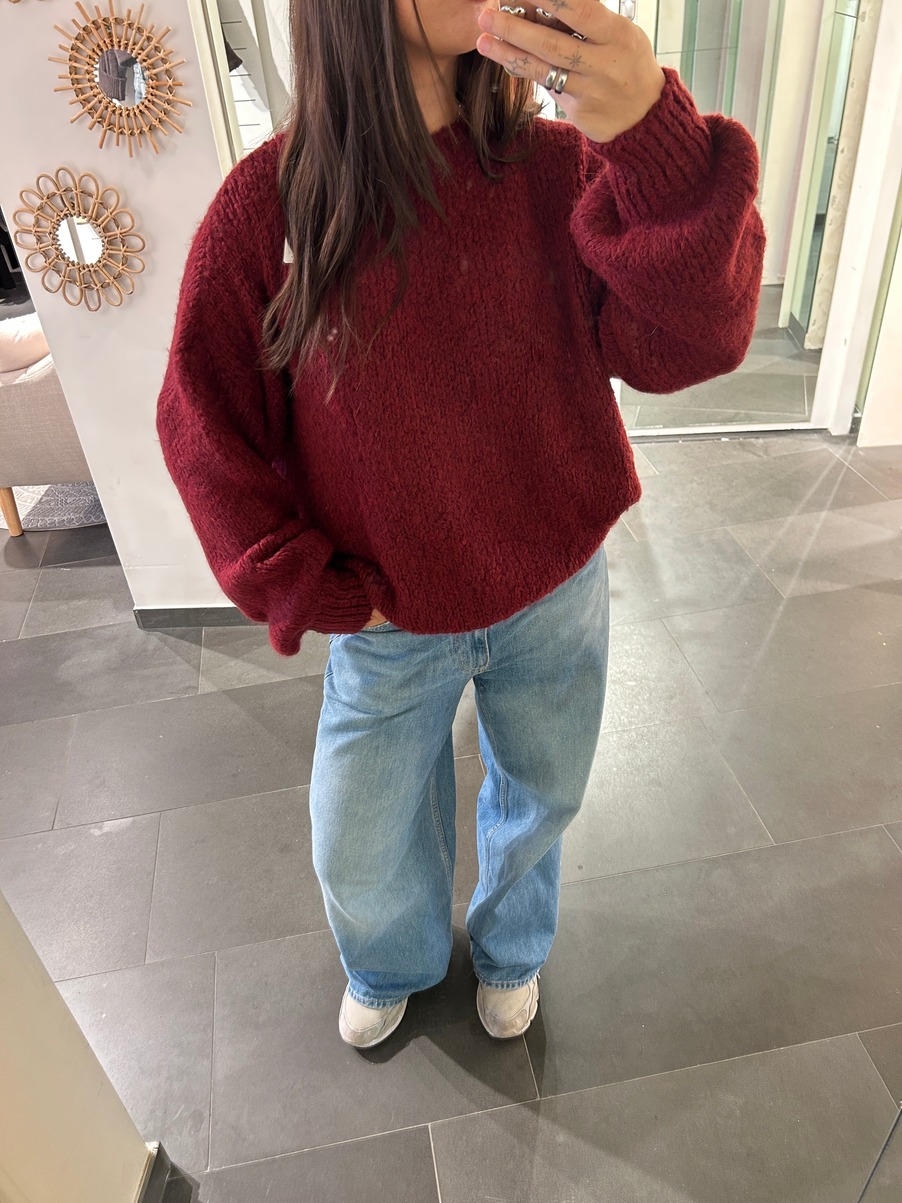 Classic Sweater Burgundy