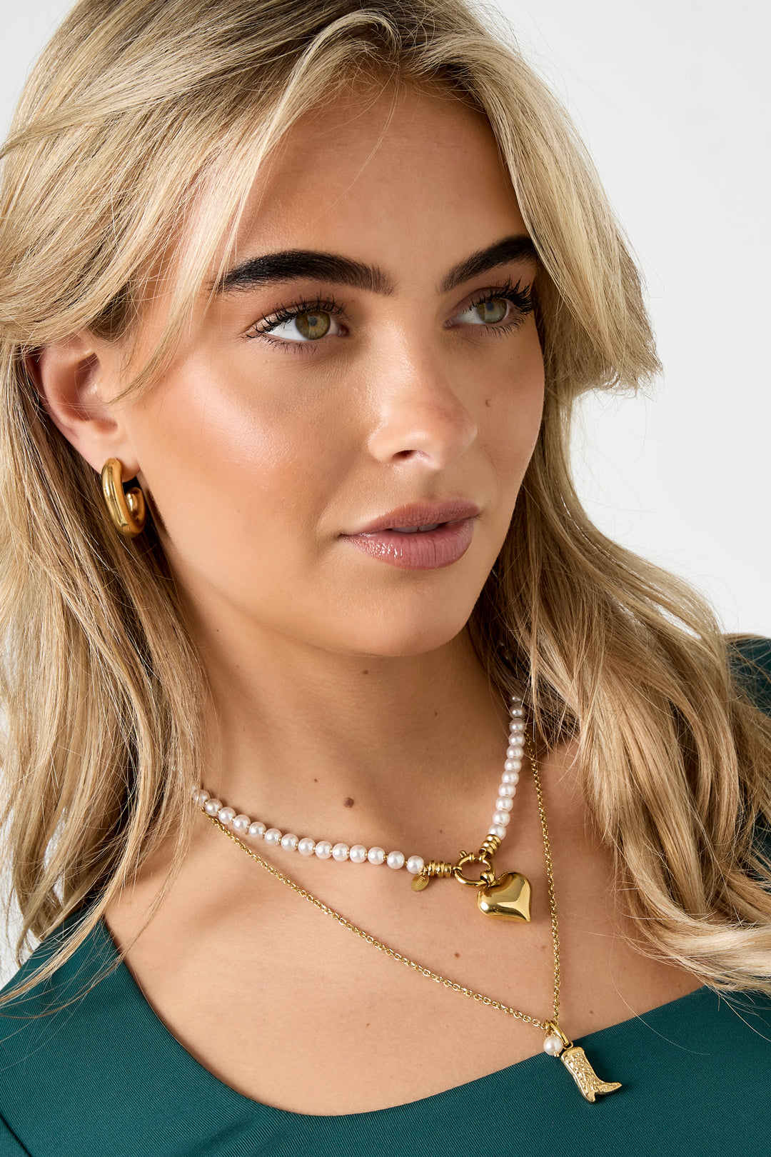 Beaded Heart Necklace