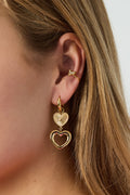 Duo Heart Earrings
