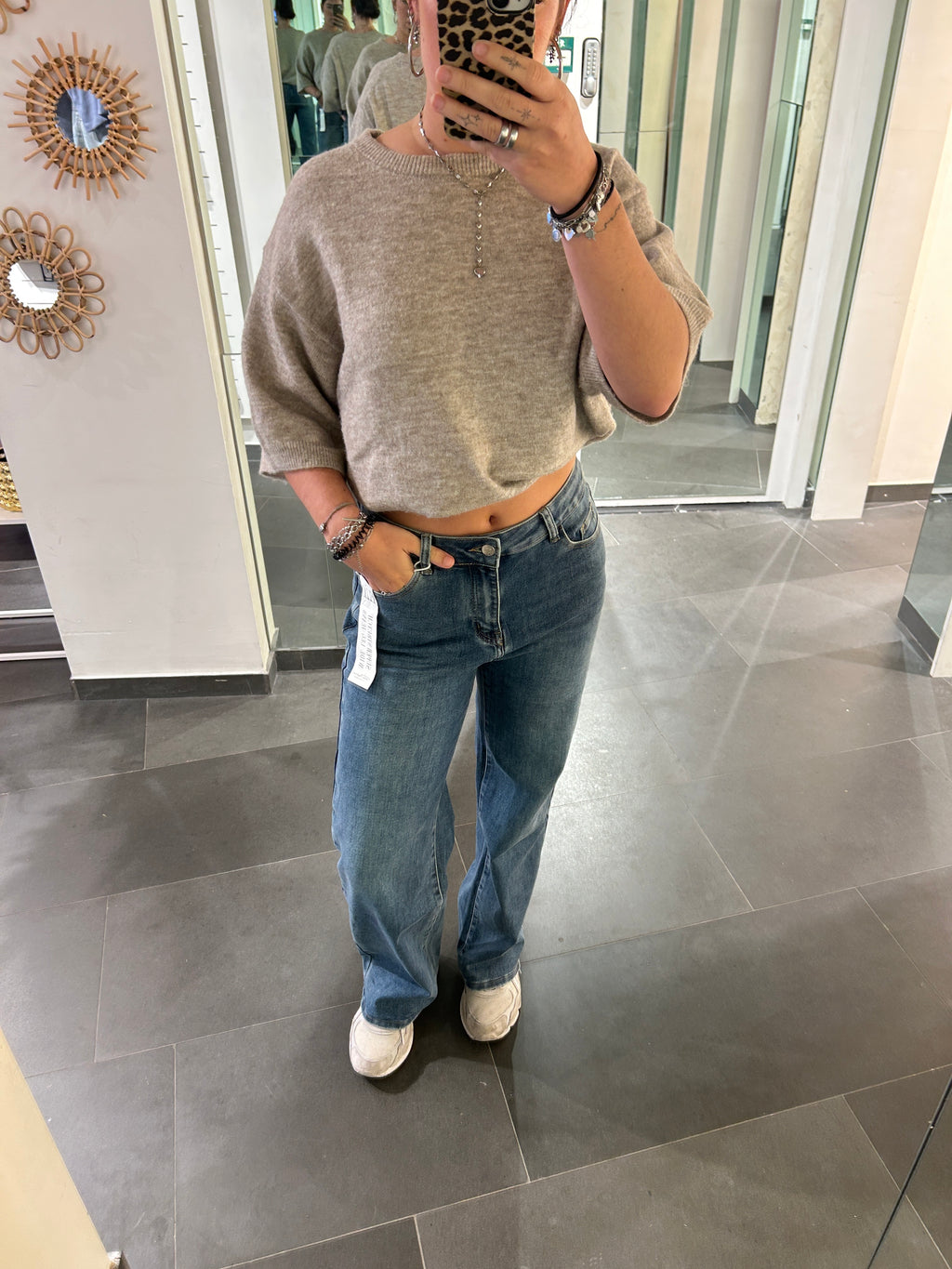Wide Leg Jeans  Blue
