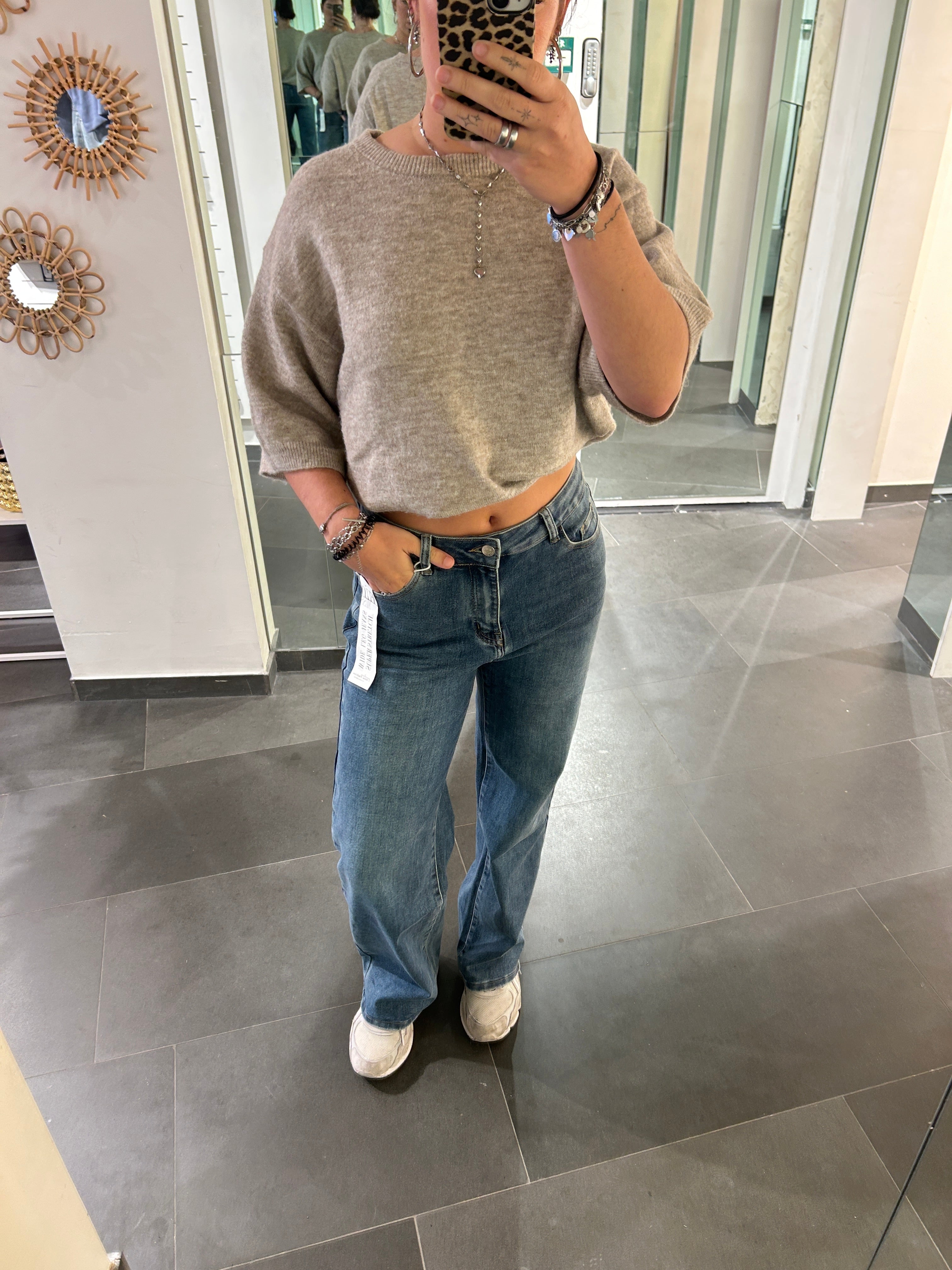 Wide Leg Jeans  Blue