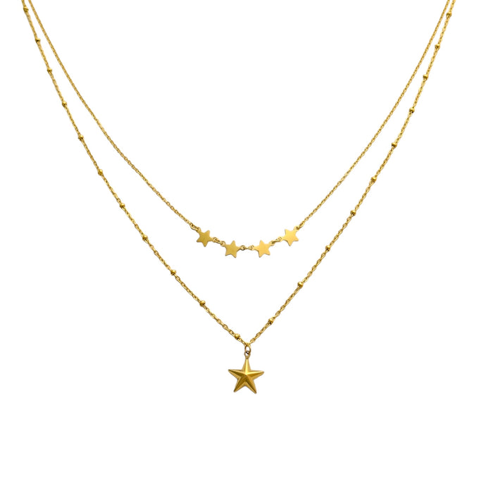 Double Star Necklace