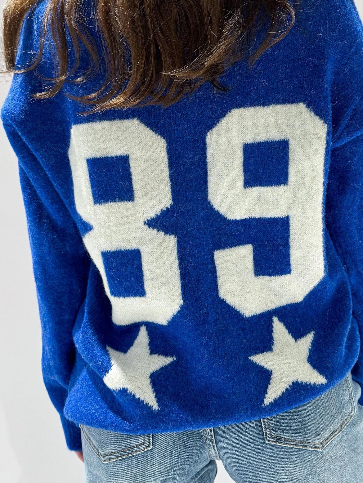 89 Star Sweater Cobalt - 