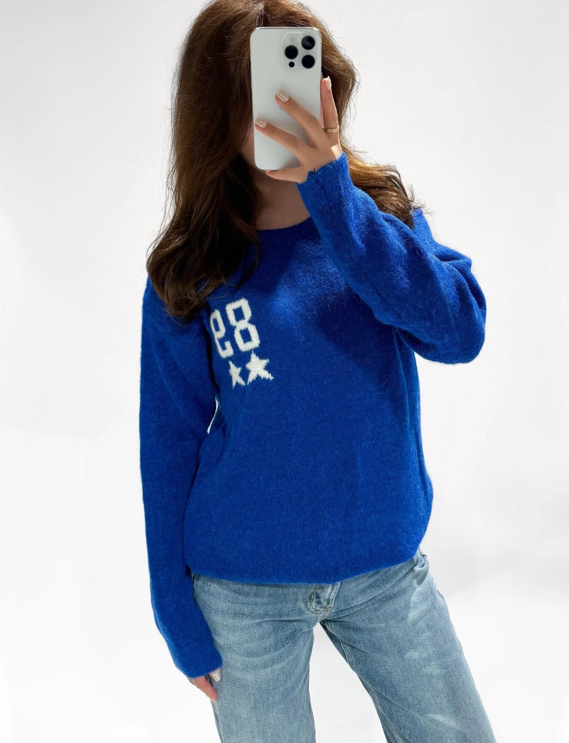 89 Star Sweater Cobalt - 