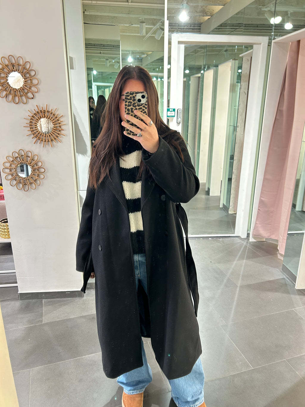 Long Trenchcoat Black