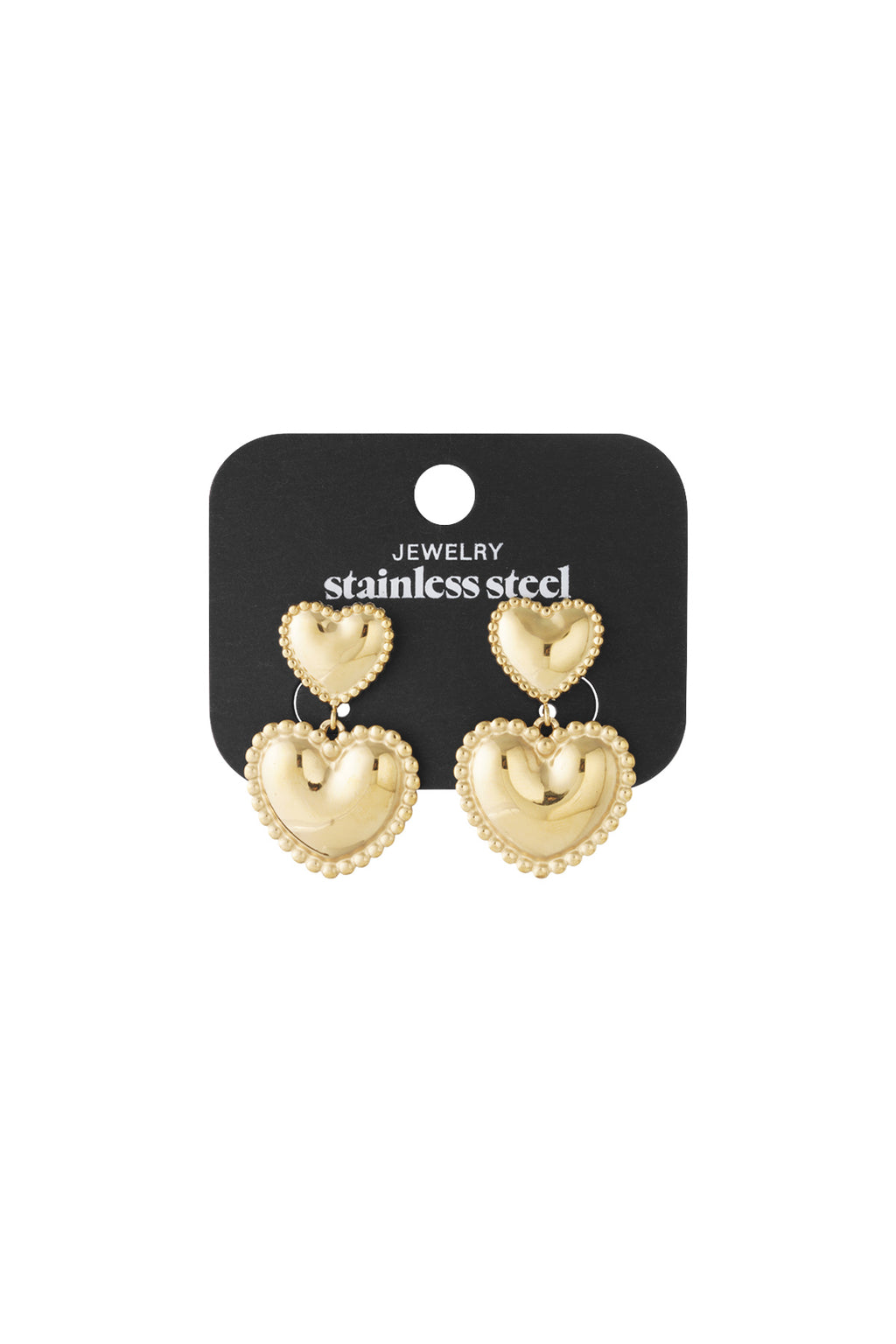 Heart Drop Earrings