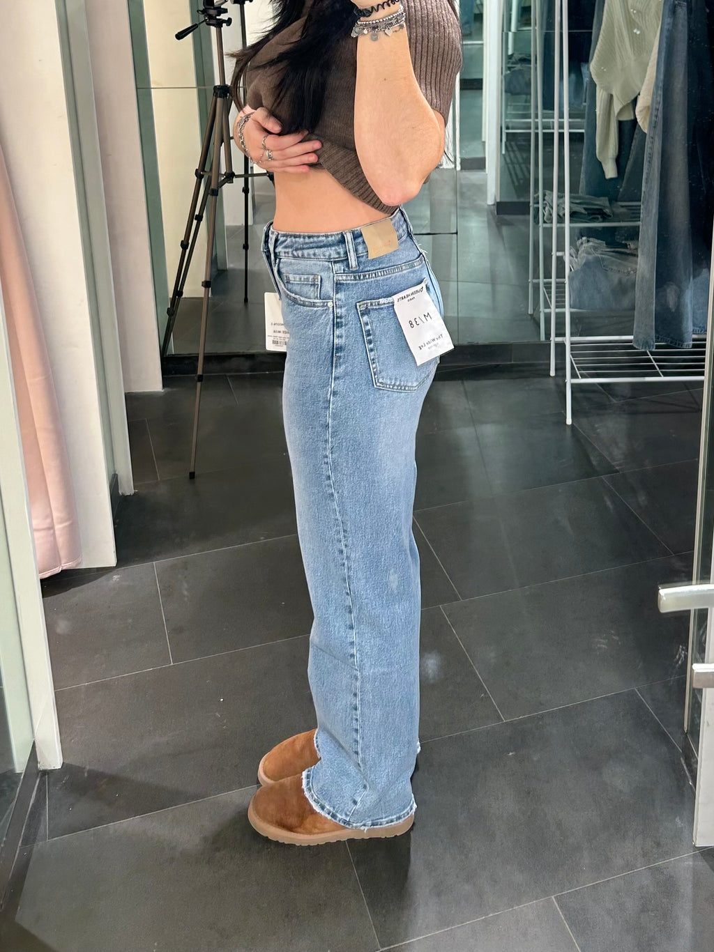 Wide Leg High Waist Jeans