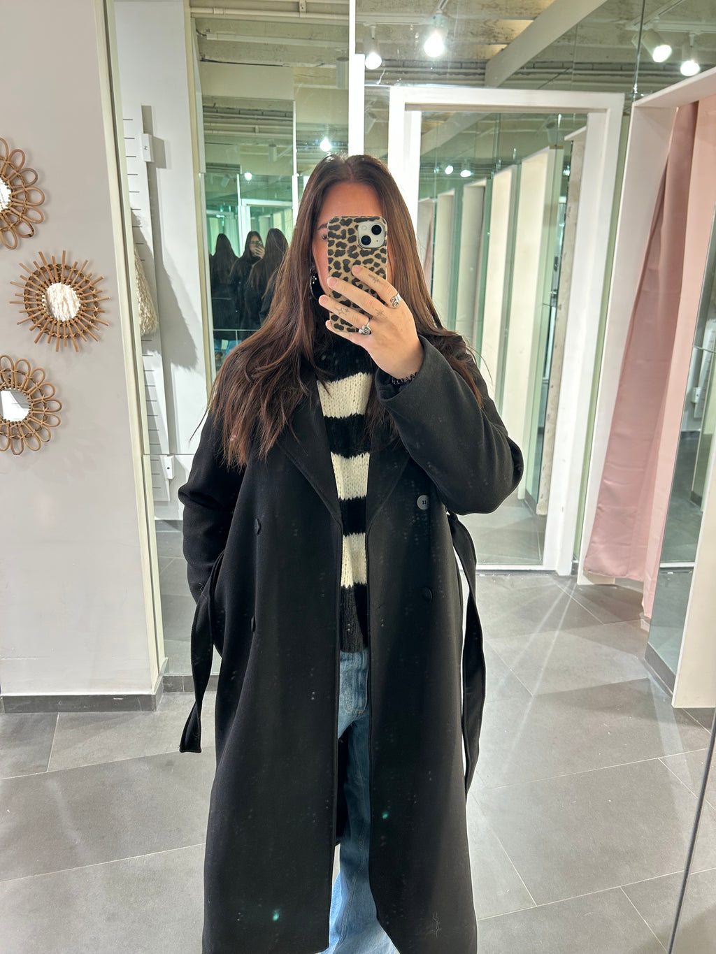 Long Trenchcoat Black