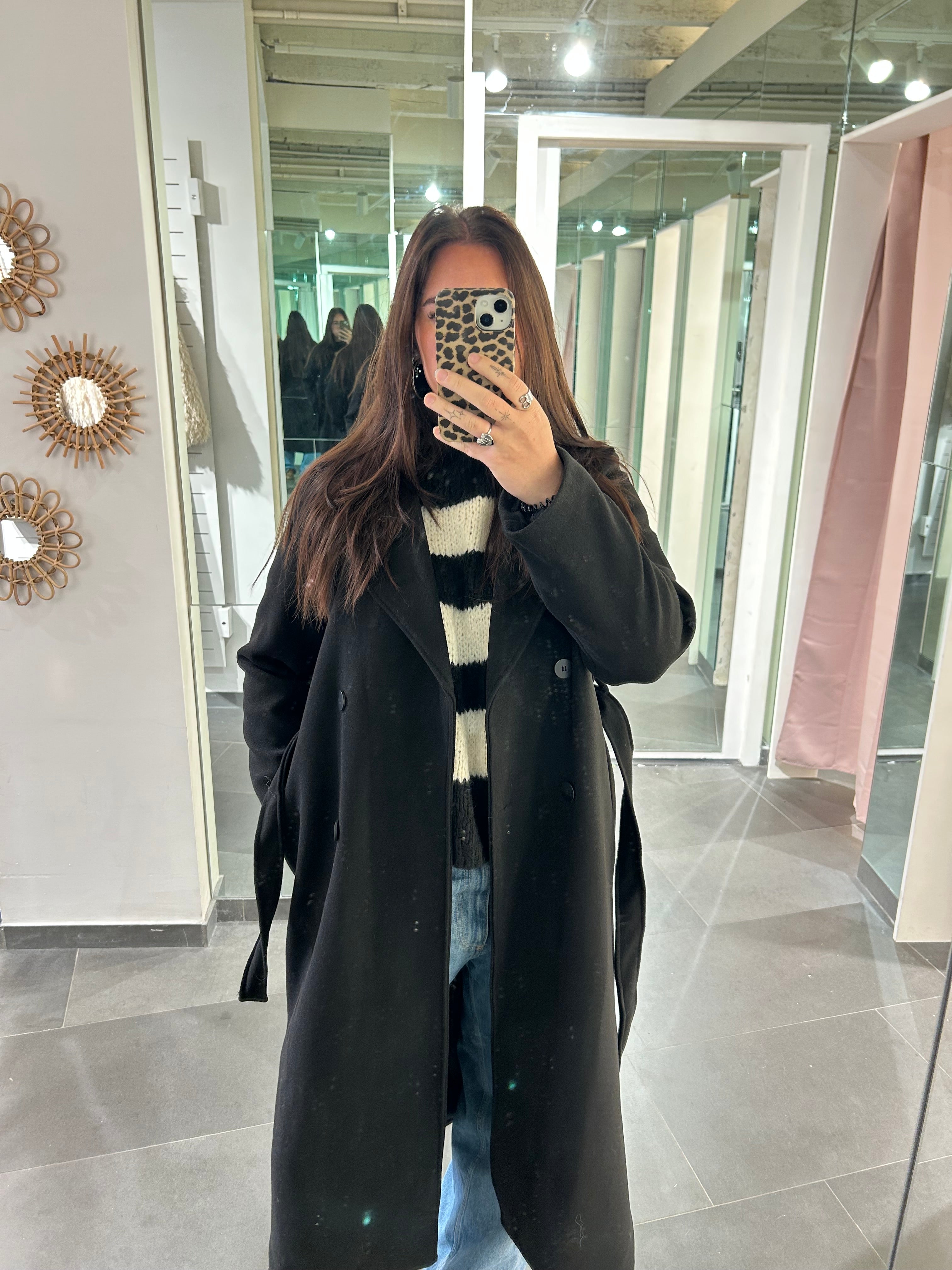 Long Trenchcoat Black