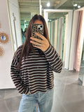 Longsleeve Striped Blue/Brown