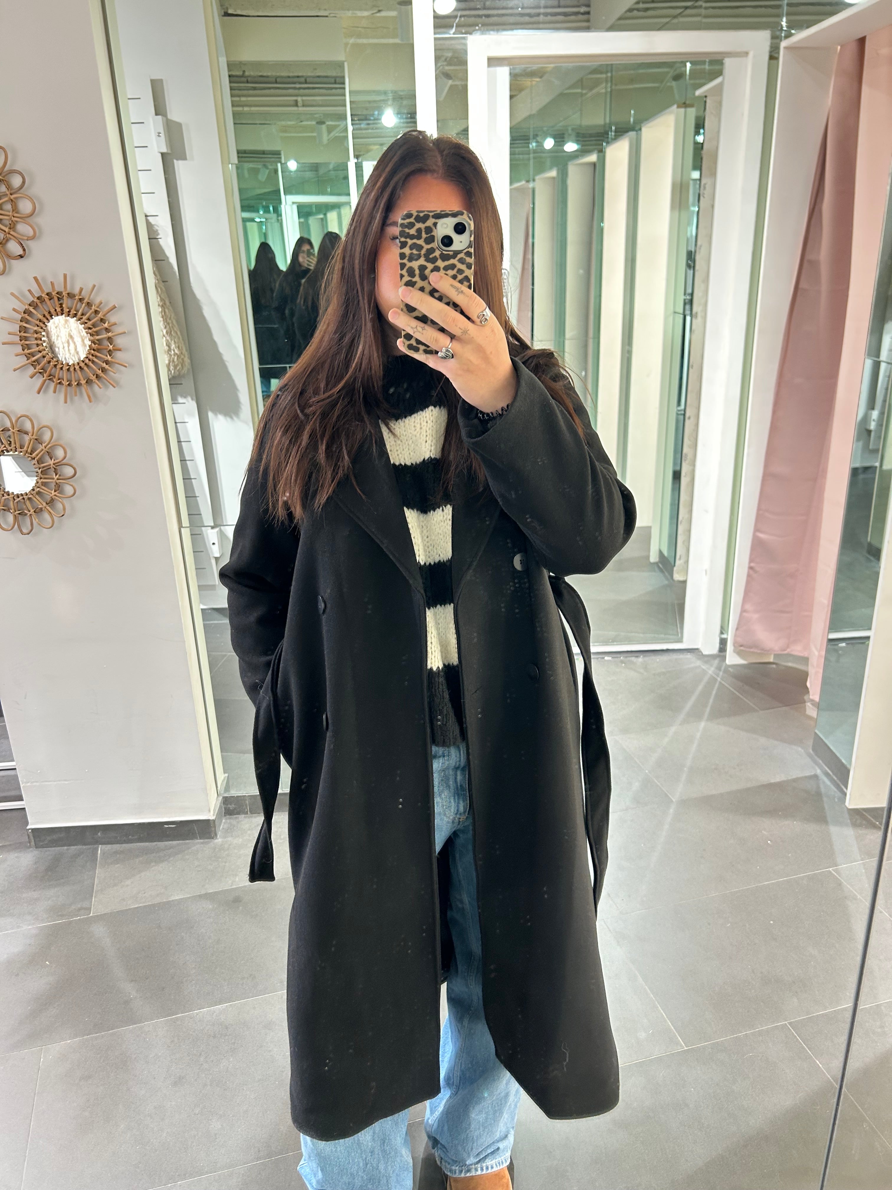 Long Trenchcoat Black