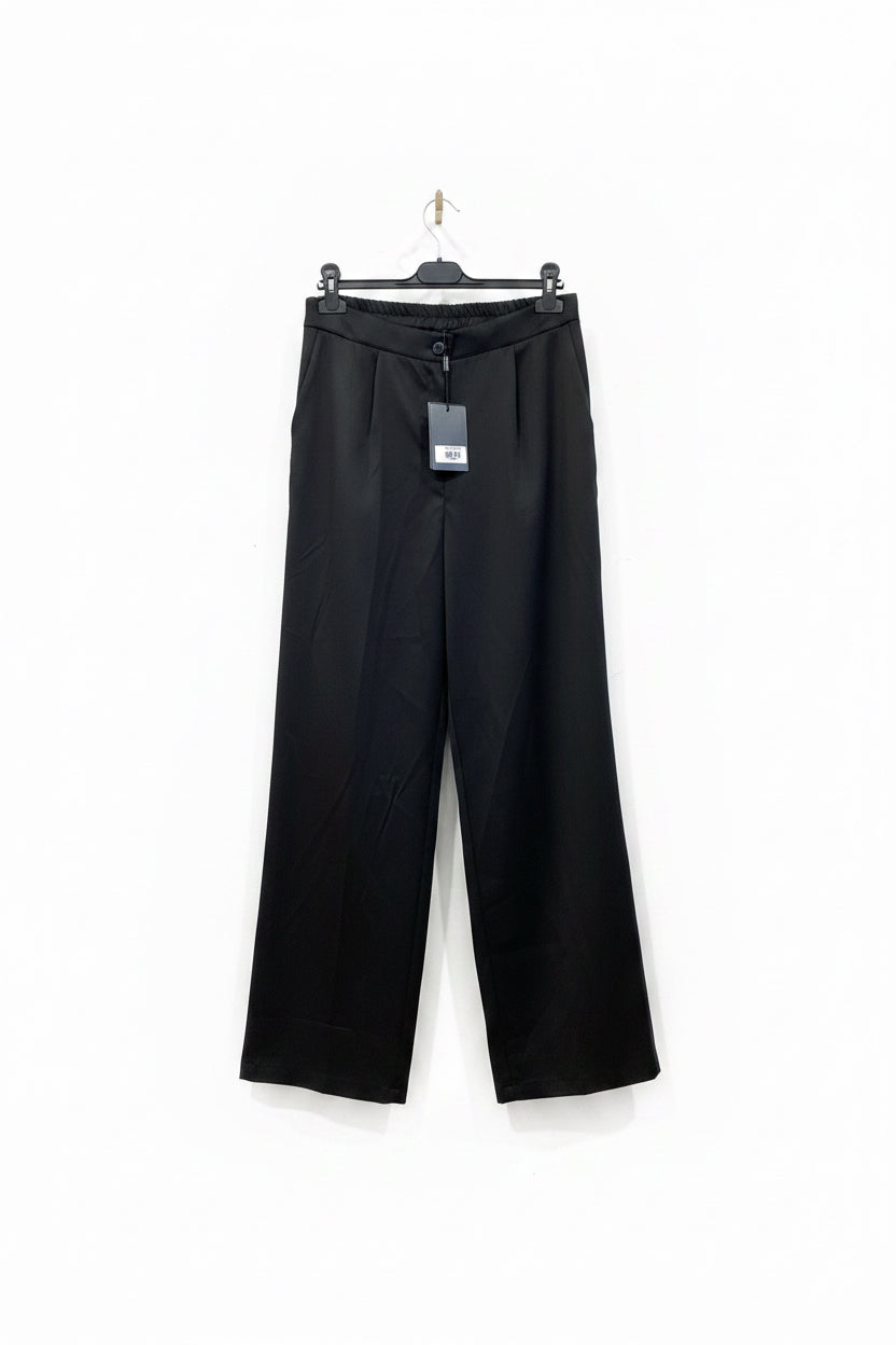 Satin Pants Black