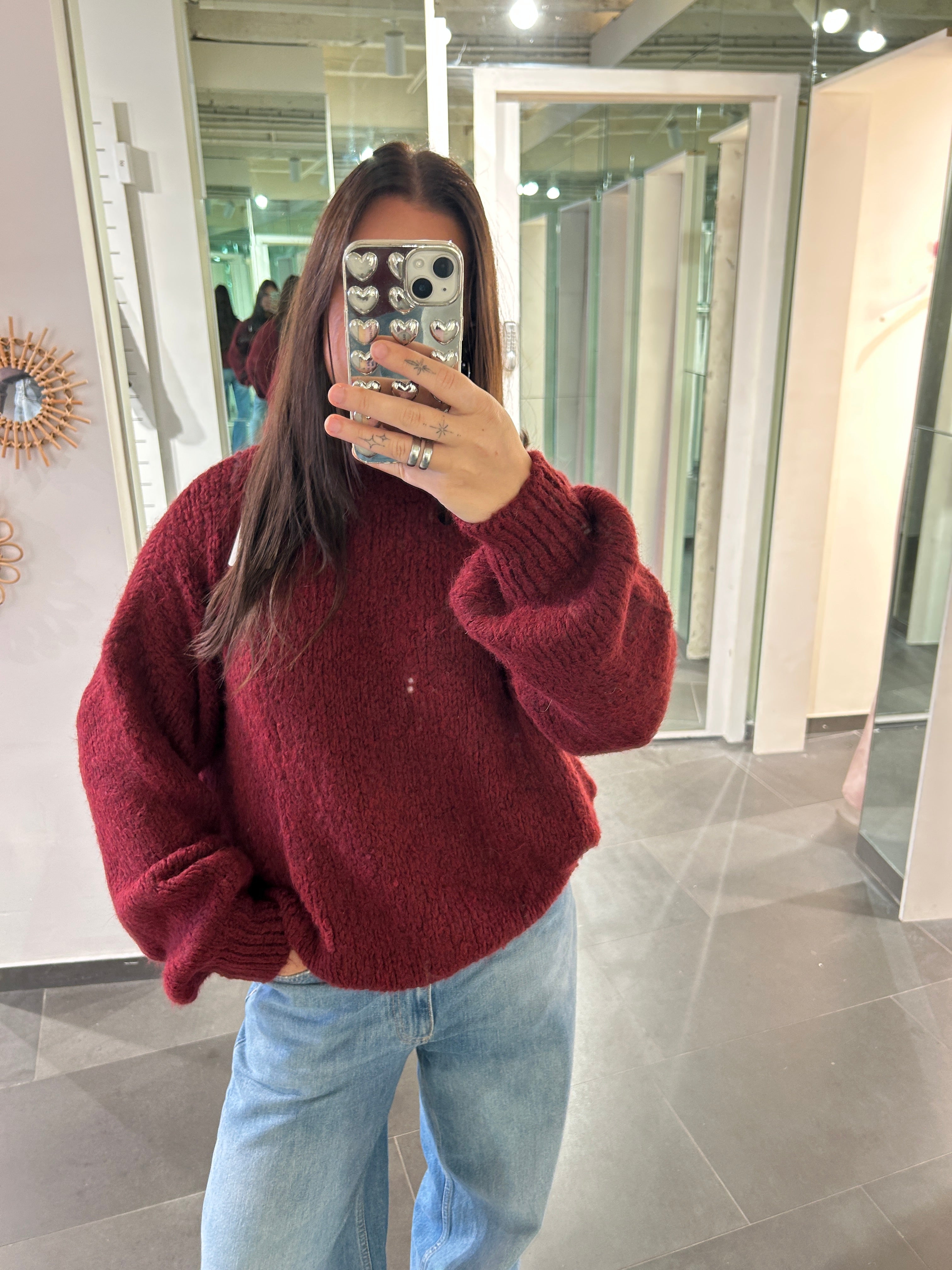 Classic Sweater Burgundy