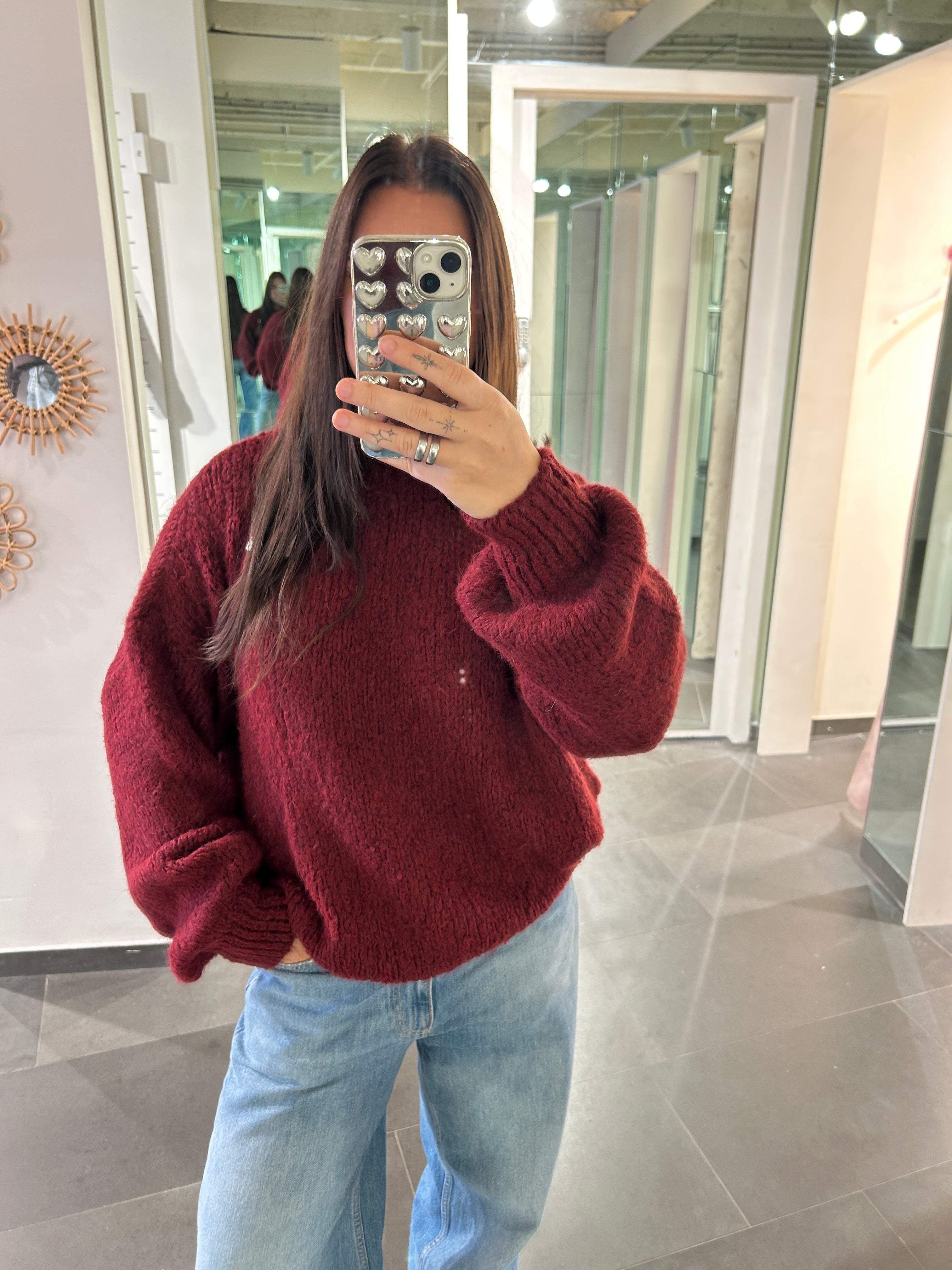 Classic Sweater Burgundy