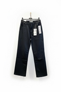 Leather Wide Leg Jeans (40-L)