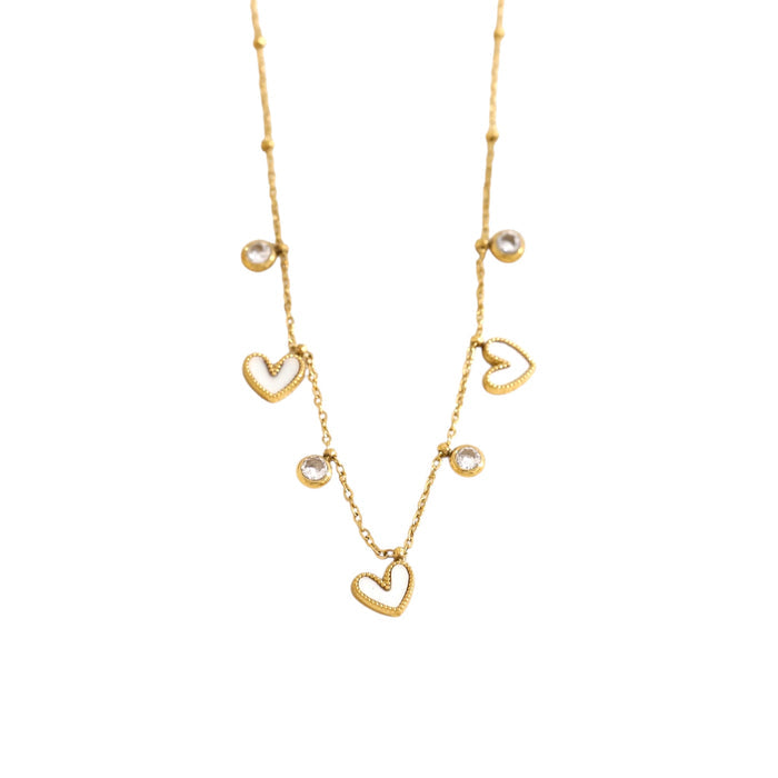 Love Beads Necklace White