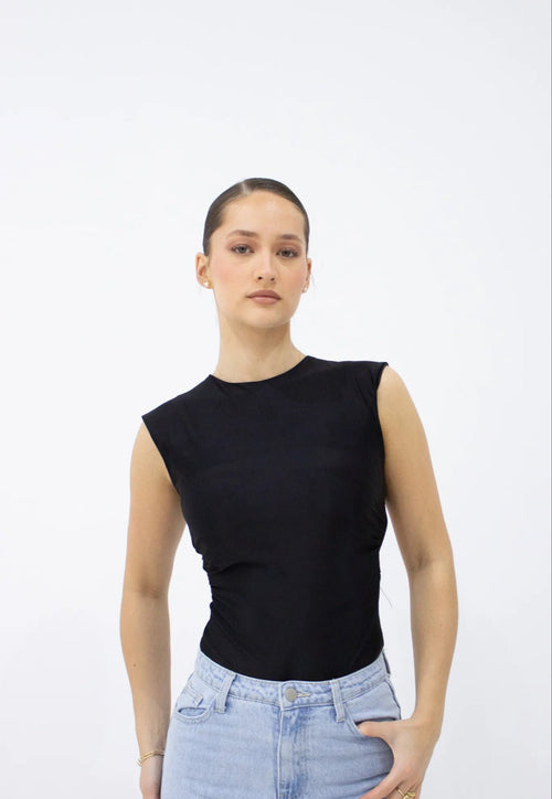 Averie open back body black - My Favourites