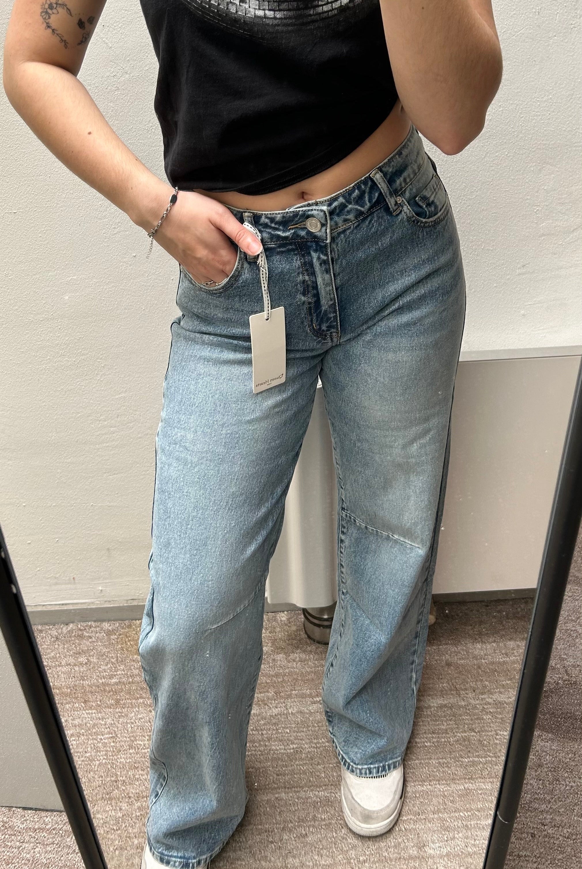 BAGGY JEANS WIDE LEG MID WAIST - My Favourites