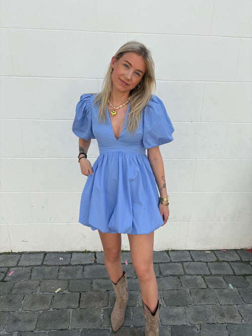 Balloon Dress Blue - My Favourites