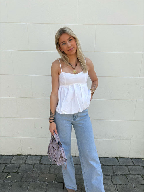 Balloon Top White - My Favourites