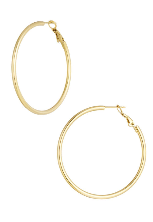 Basic Circle Large Earrings - My Favourites
