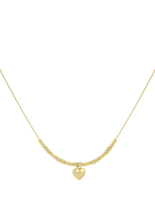 Beaded Heart Necklace - My Favourites