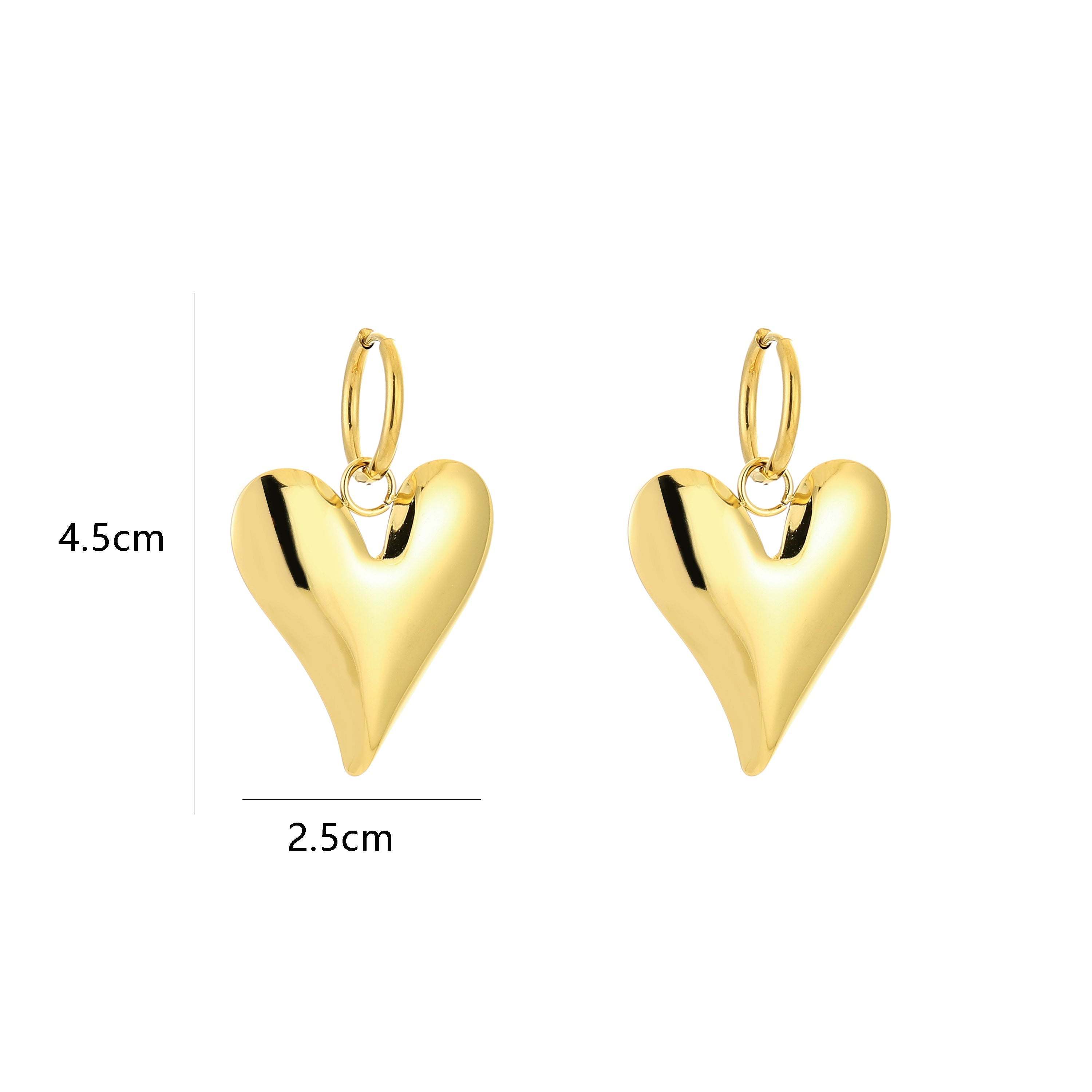 Big Heart Earrings - My Favourites