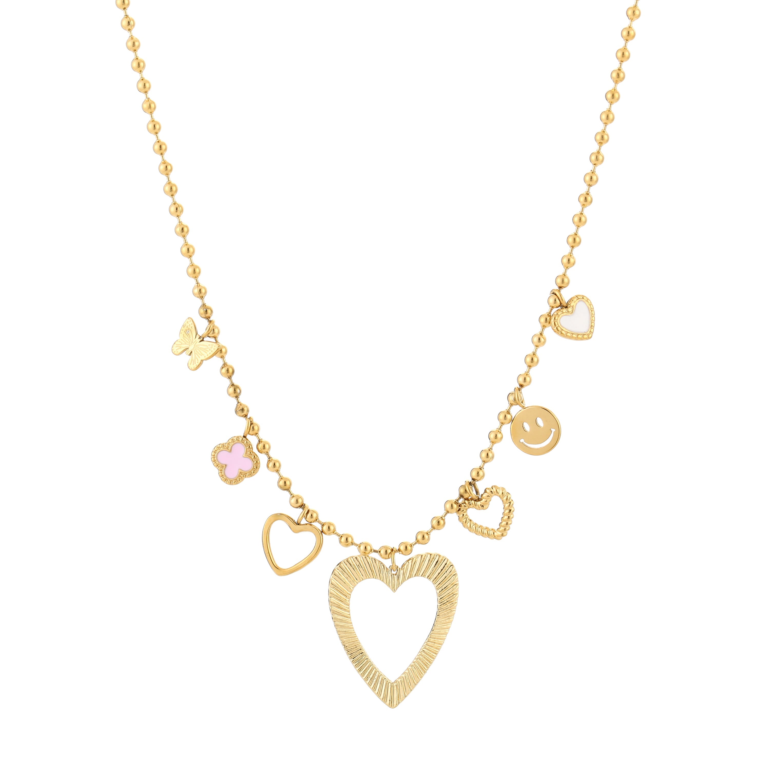 Big Lover Charm Necklace - My Favourites