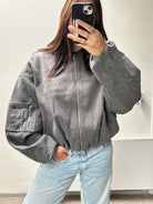 Bomber Jacket Grey - 