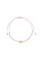 Braided bracelet with heart - My Favourites