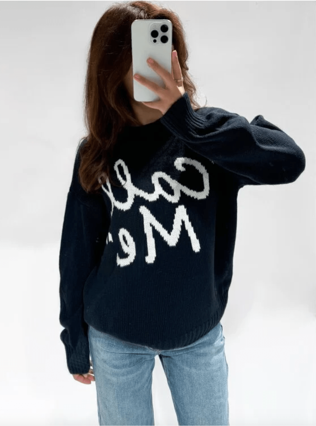 Call Me Sweater Navy - My Favourites