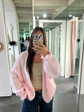 Cardigan Ruffle Light Pink - My Favourites