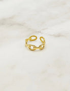 Chain Rib Ring - 