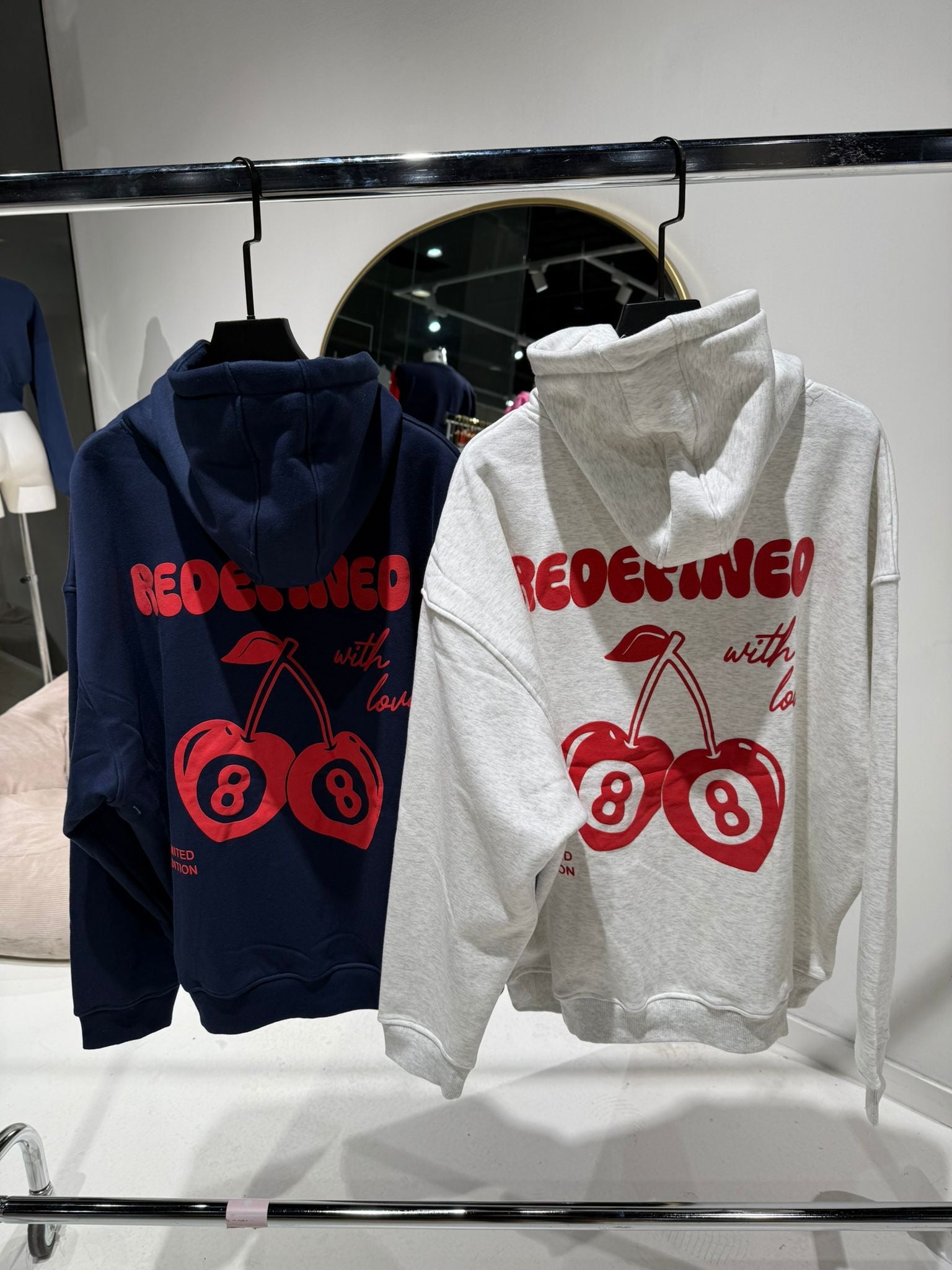 Cherry Redefined Hoodie Navy - My Favourites