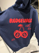 Cherry Redefined Hoodie Navy - My Favourites