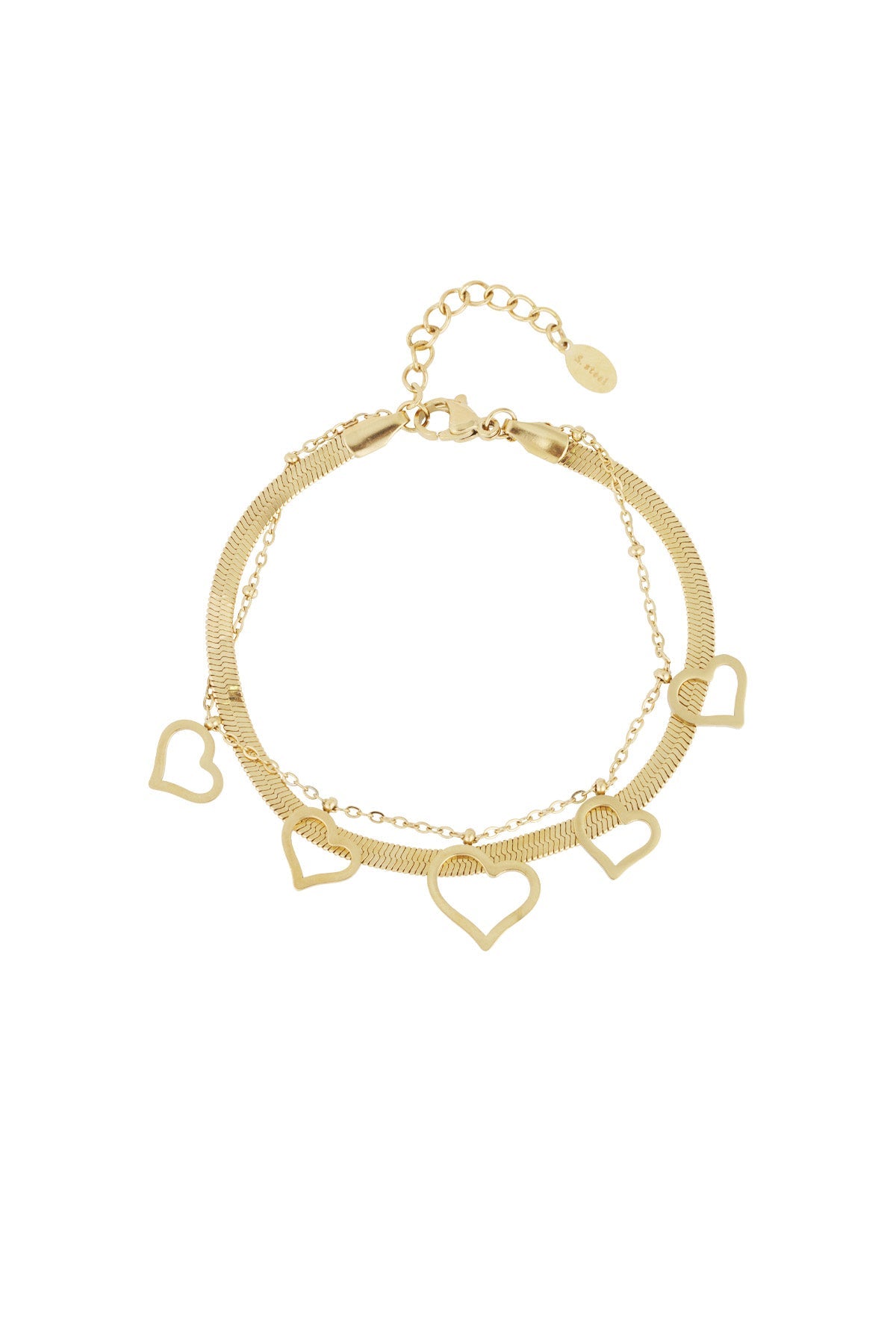 Chunky Heart Bracelet - My Favourites