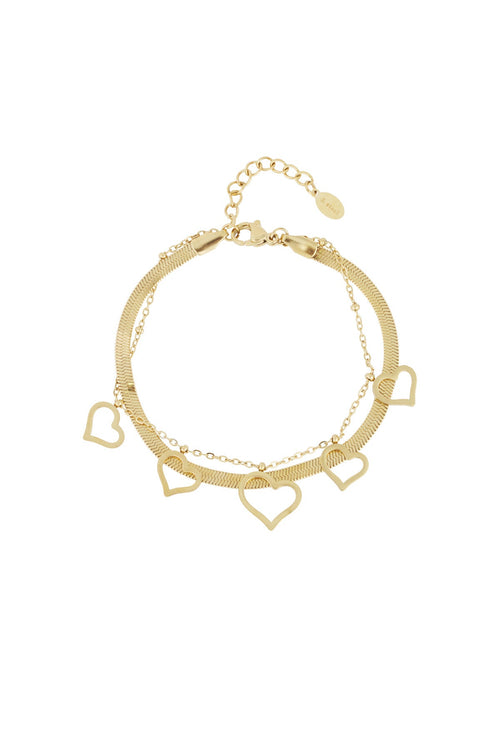 Chunky Heart Bracelet - My Favourites