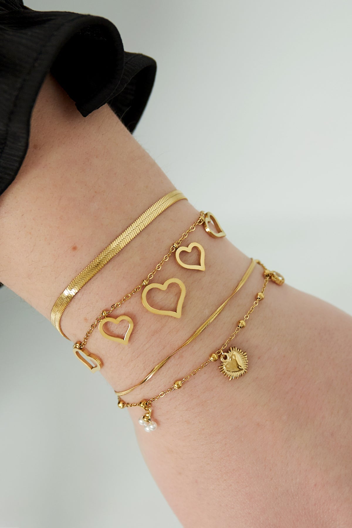 Chunky Heart Bracelet - My Favourites