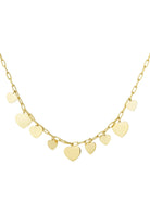 Chunky heart party ketting -