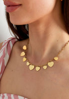 Chunky heart party ketting -