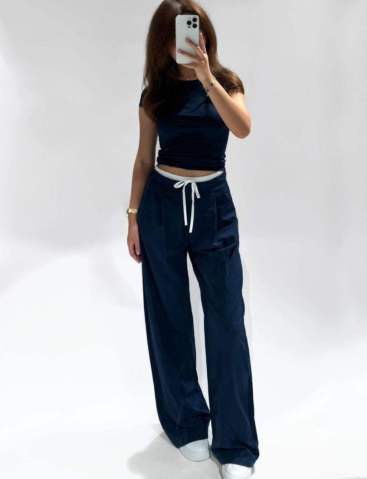 Claire Pants Navy - My Favourites